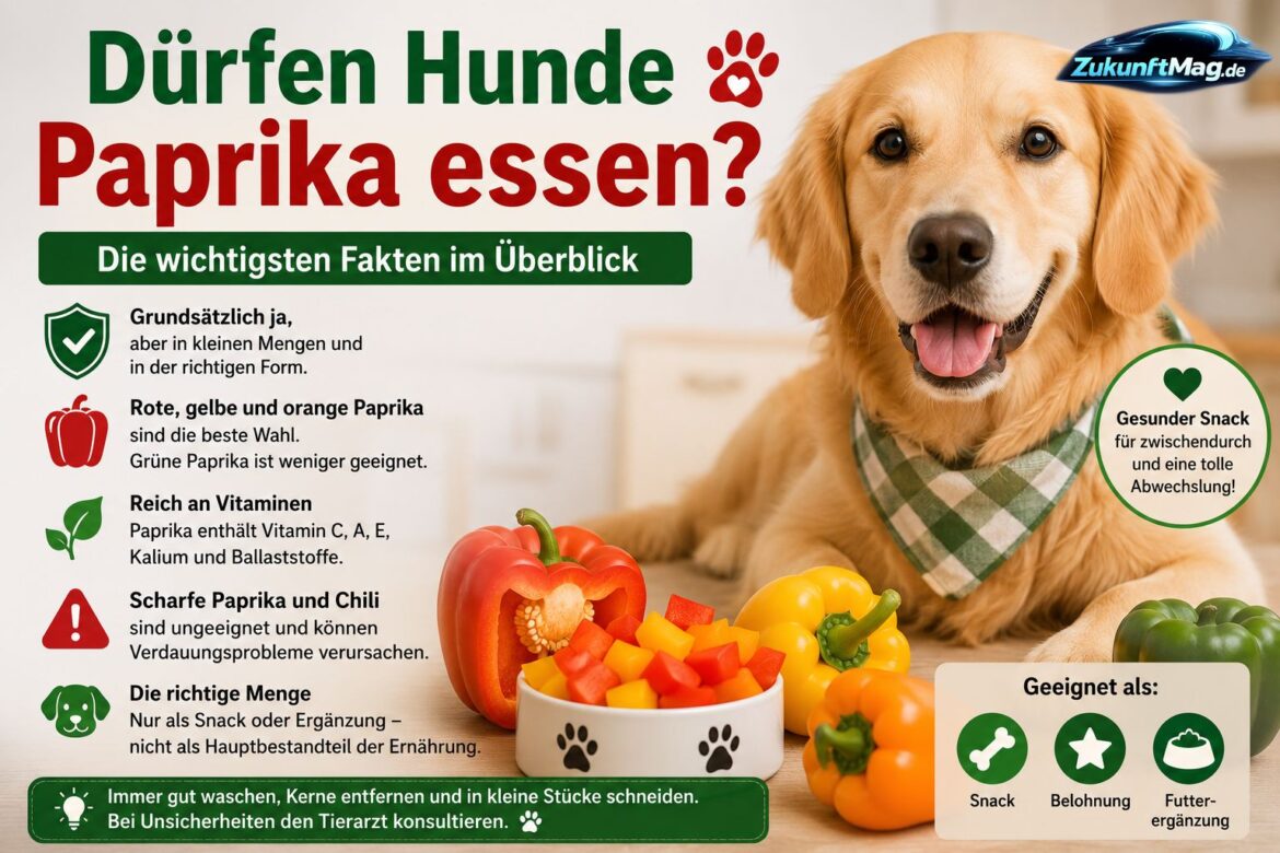 dürfen hunde paprika essen