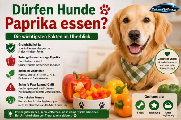 dürfen hunde paprika essen