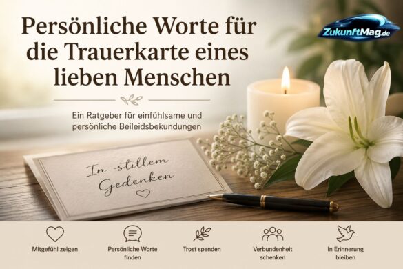 persönliche worte für trauerkarte